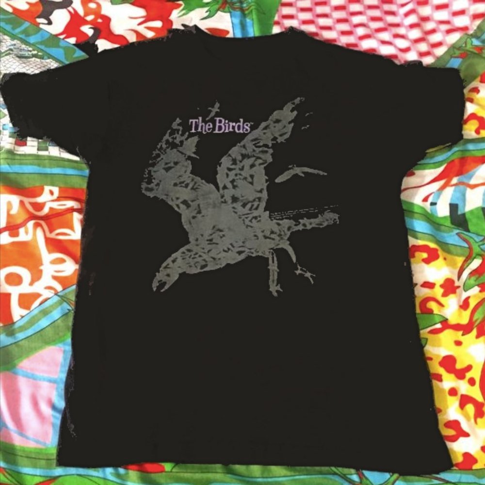 The Birds Shirt Hitchcock Horror Thriller Film Halloween Retro sourpuss goth